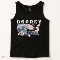 V 22 Osprey Tiltrotor Military Aircraft Helicopter MV 22 Tank Top thumb 2