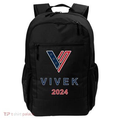 Vivek 2024 Pocket Print Logo Backpack