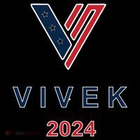 Vivek 2024 Pocket Print Logo Toddler Hoodie thumb 2