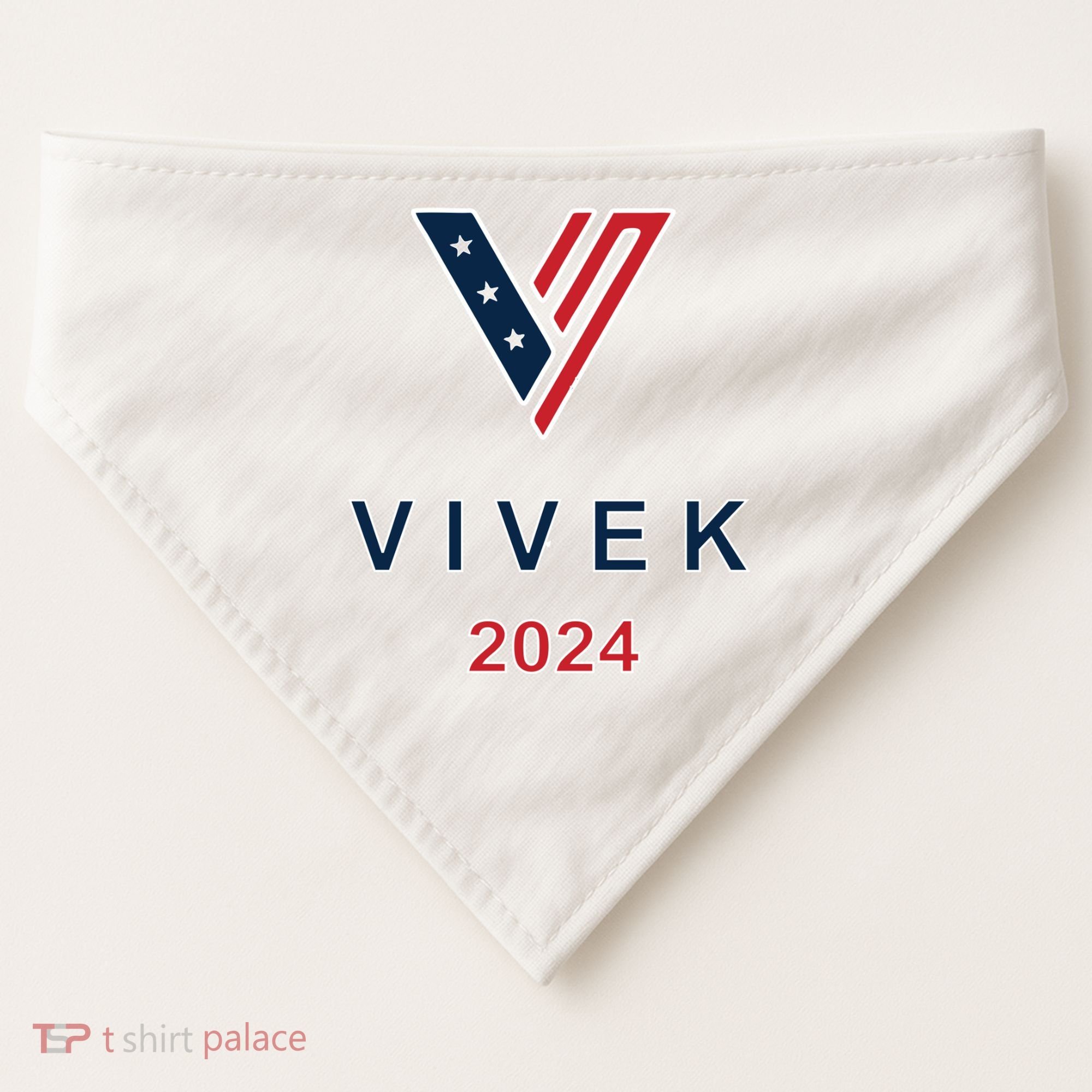 Vivek 2024 Pocket Print Logo USA-Made Doggie Bandana