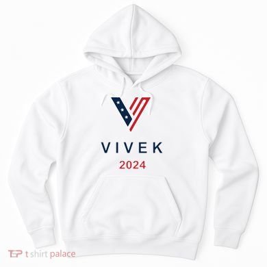 Vivek 2024 Pocket Print Logo Hoodie