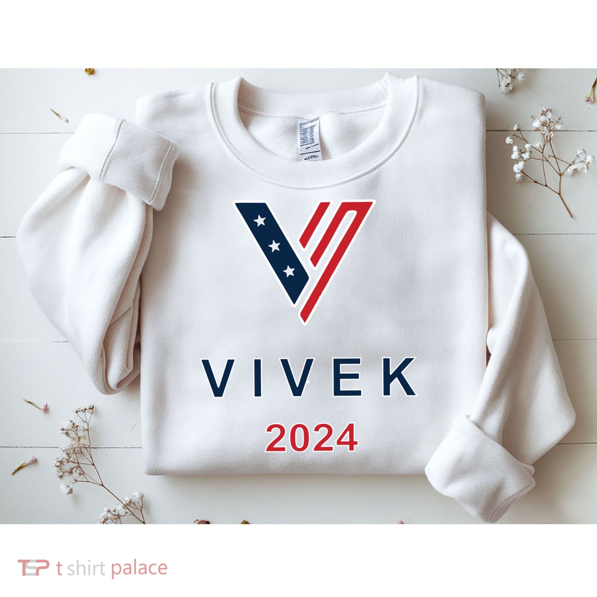 Vivek 2024 Pocket Print Logo Sweatshirt