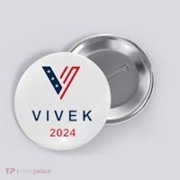 Vivek 2024 Pocket Print Logo Button thumb 0