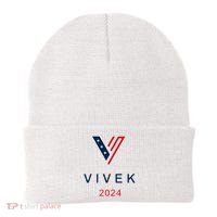 Vivek 2024 Pocket Print Logo Beanie thumb 0