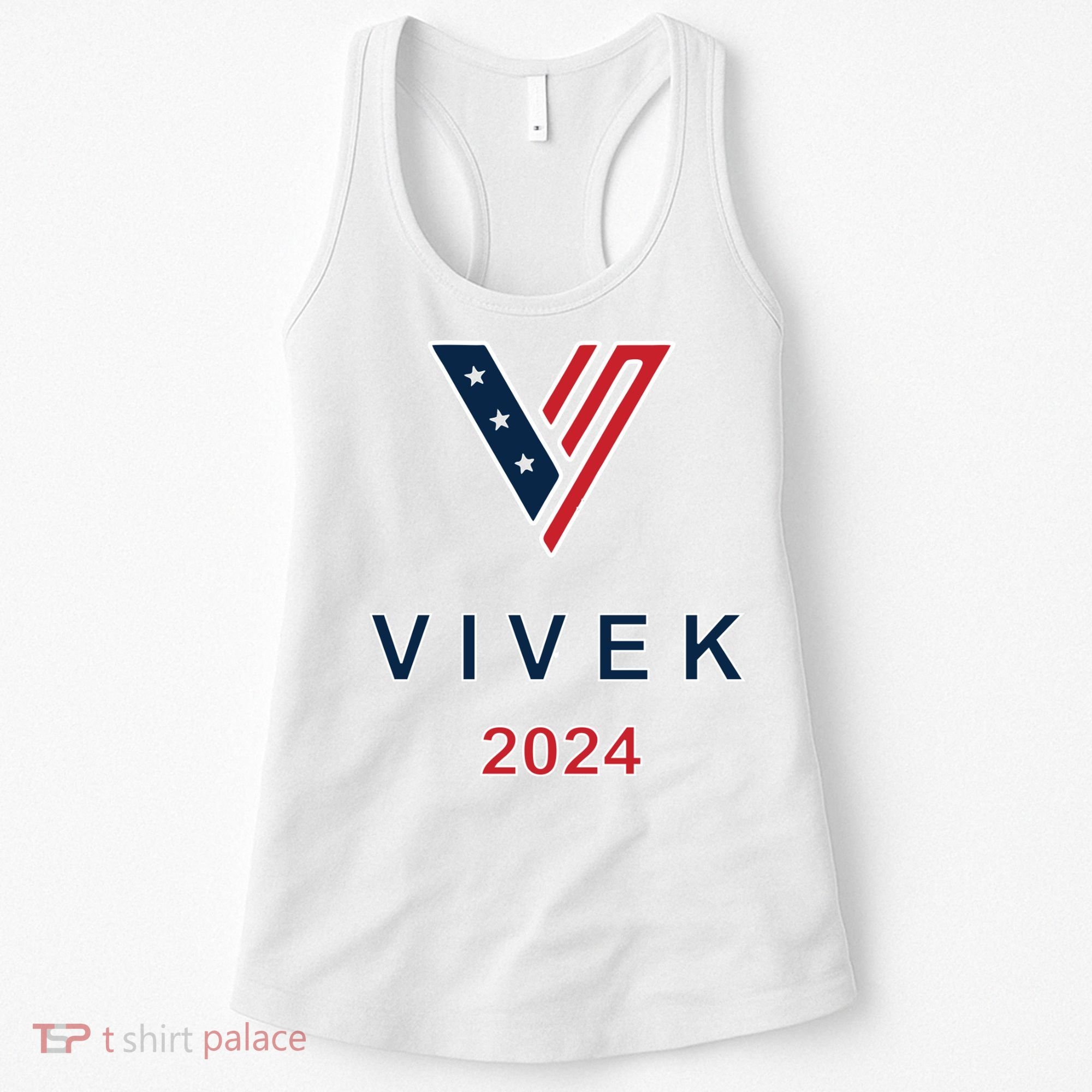 Vivek 2024 Pocket Print Logo Women's Tank Top