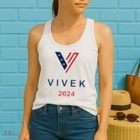 Vivek 2024 Pocket Print Logo Women's Tank Top thumb 2