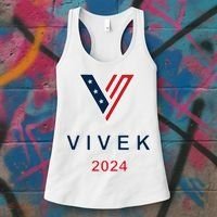 Vivek 2024 Pocket Print Logo Women's Tank Top thumb 3