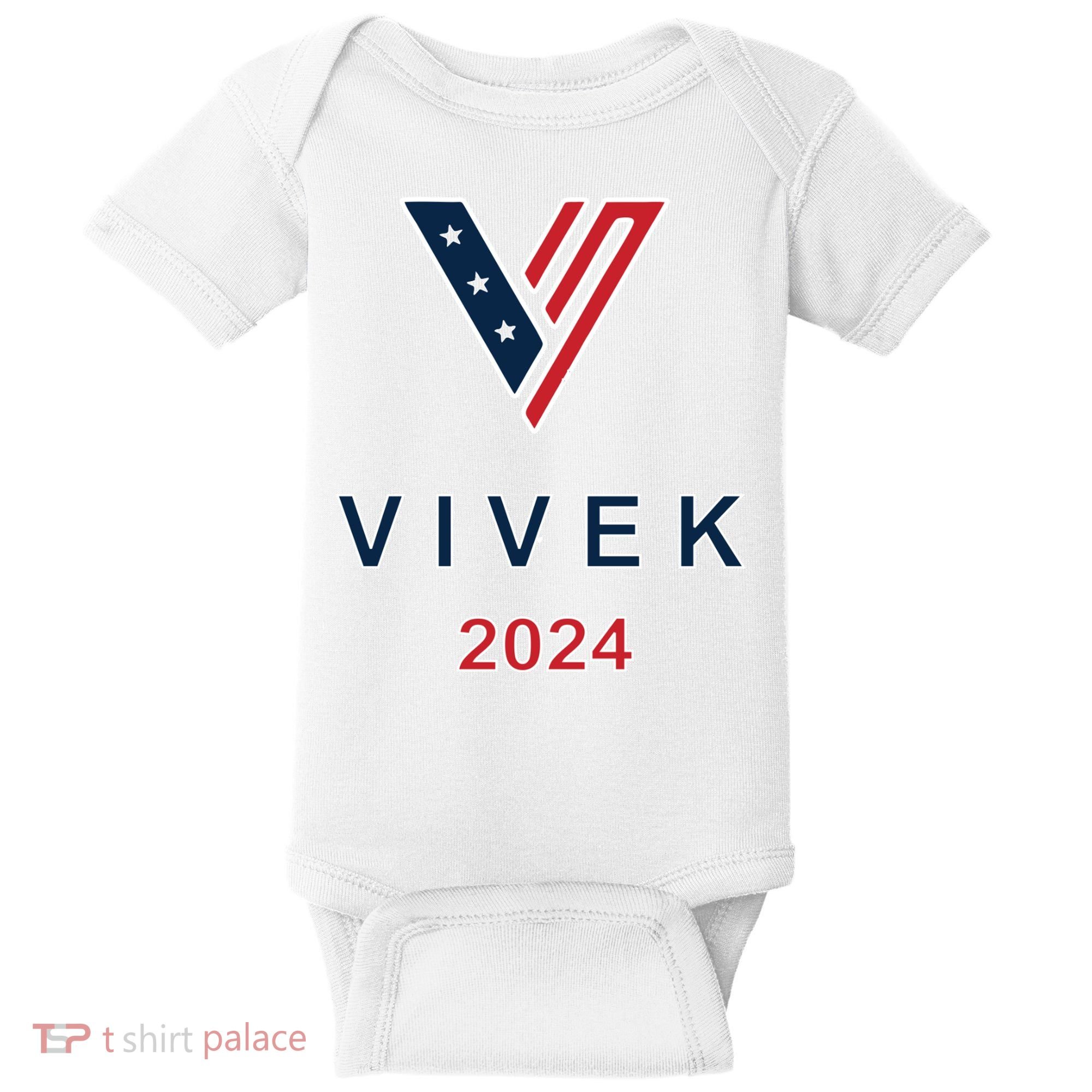 Vivek 2024 Pocket Print Logo Baby Bodysuit
