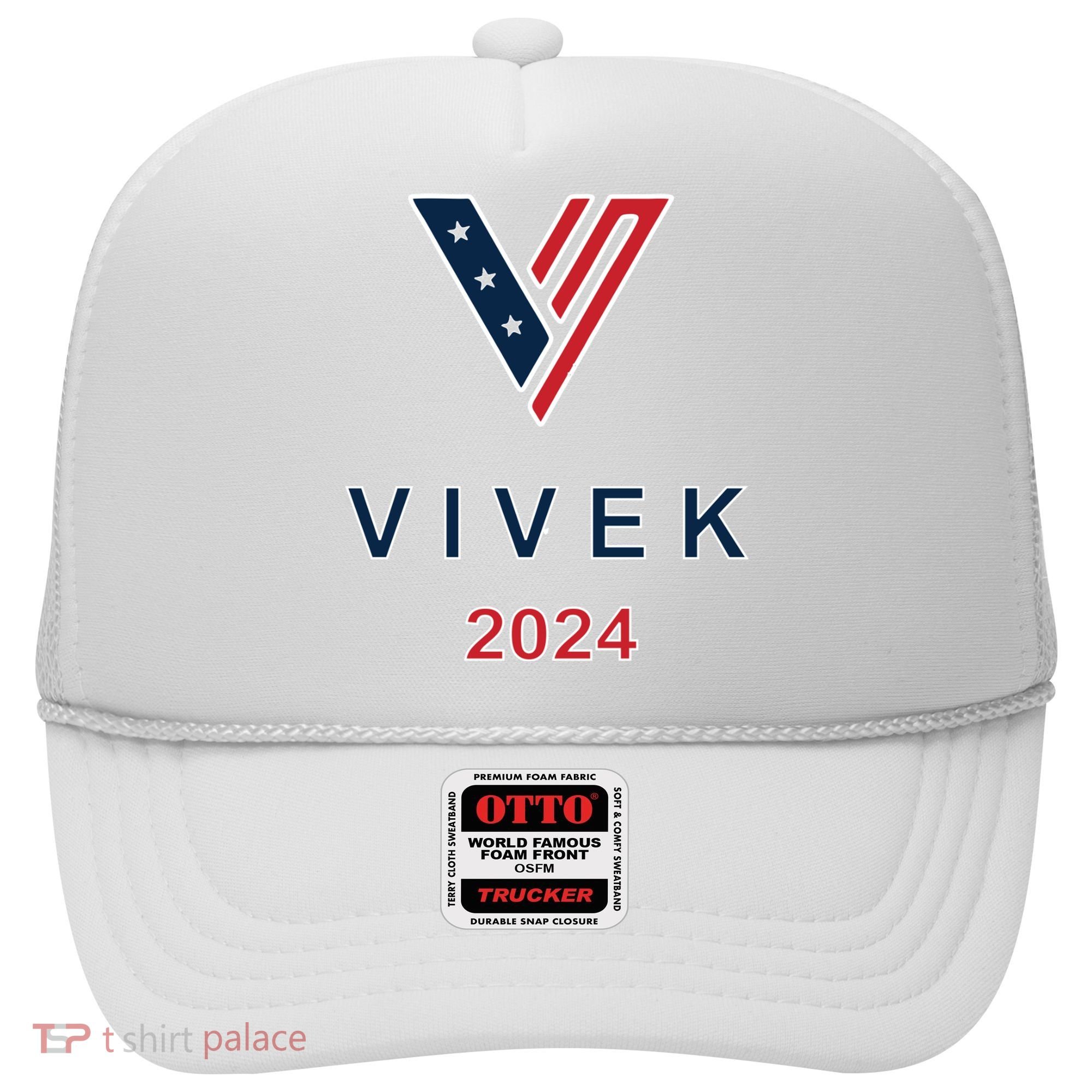 Vivek 2024 Pocket Print Logo Hat