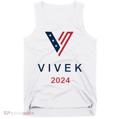 Vivek 2024 Pocket Print Logo Tank Top
