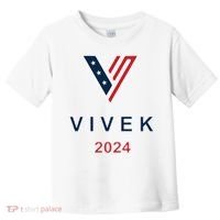 Vivek 2024 Pocket Print Logo Toddler T-Shirt thumb 0