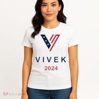 Vivek 2024 Pocket Print Logo Women's T-Shirt thumb 4