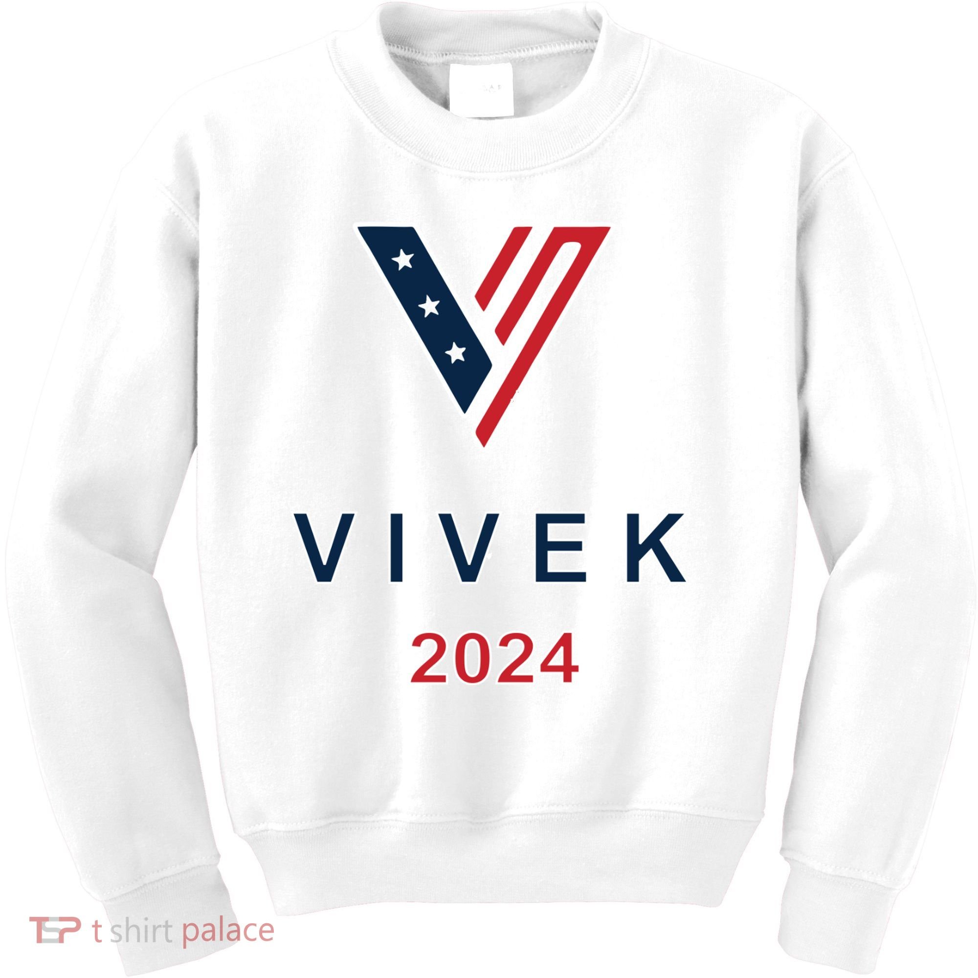 Vivek 2024 Pocket Print Logo Kids Sweatshirt