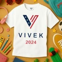 Vivek 2024 Pocket Print Logo Kids T-Shirt thumb 3