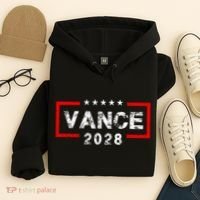 Vance 2028 President Election Campaign Us Flag Hoodie thumb 4