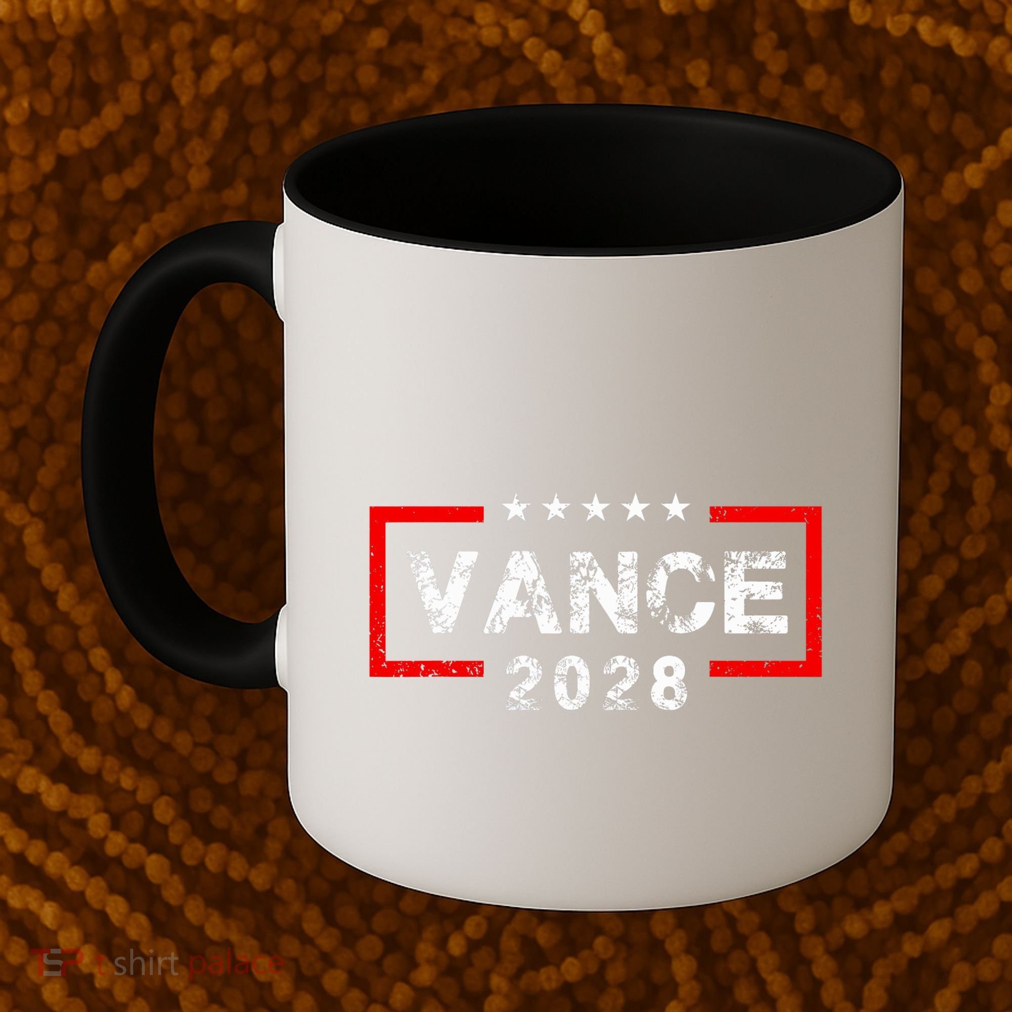 Vance 2028 President Election Campaign Us Flag Coffee Mug