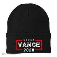 Vance 2028 President Election Campaign Us Flag Beanie thumb 0