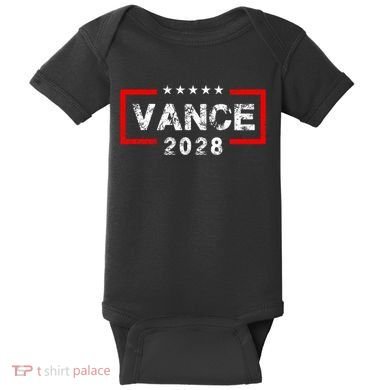 Vance 2028 President Election Campaign Us Flag Baby Bodysuit