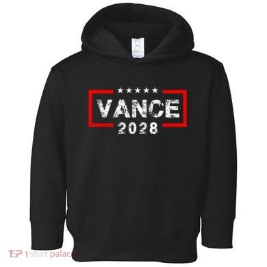 Vance 2028 President Election Campaign Us Flag Toddler Hoodie