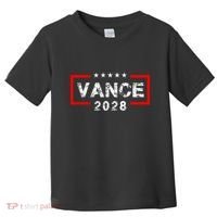 Vance 2028 President Election Campaign Us Flag Toddler T-Shirt thumb 0