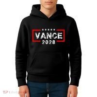 Vance 2028 President Election Campaign Us Flag Kids Hoodie thumb 4