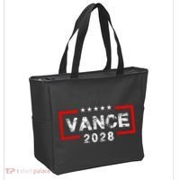 Vance 2028 President Election Campaign Us Flag Tote Bag thumb 2