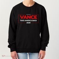 Vance 2028 President Us Flag Women's Sweatshirt thumb 0