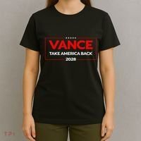 Vance 2028 President Us Flag T-Shirt thumb 4