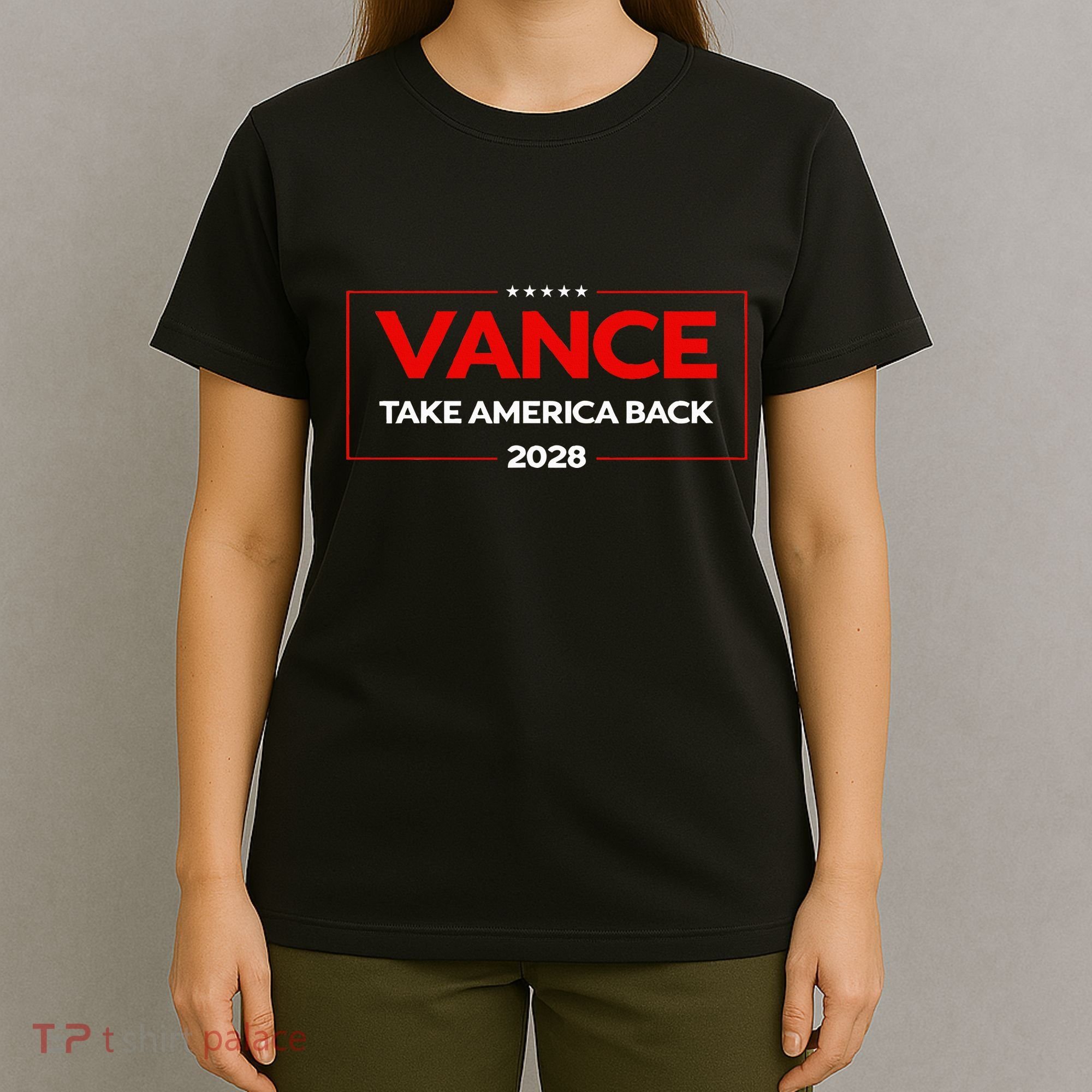 Vance 2028 President Us Flag T-Shirt