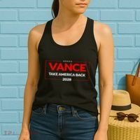 Vance 2028 President Us Flag Women's Tank Top thumb 2