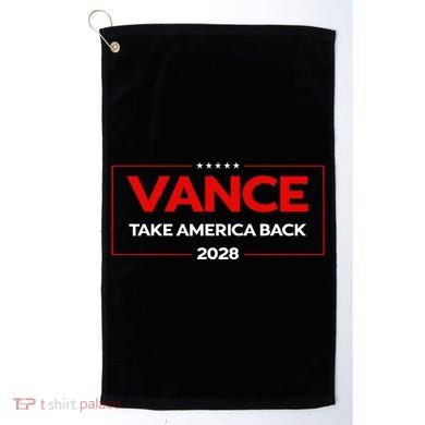 Vance 2028 President Us Flag Golf Towel