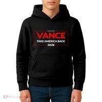 Vance 2028 President Us Flag Kids Hoodie thumb 4