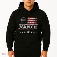 Vance 2028 President Us Flag Hoodie thumb 2