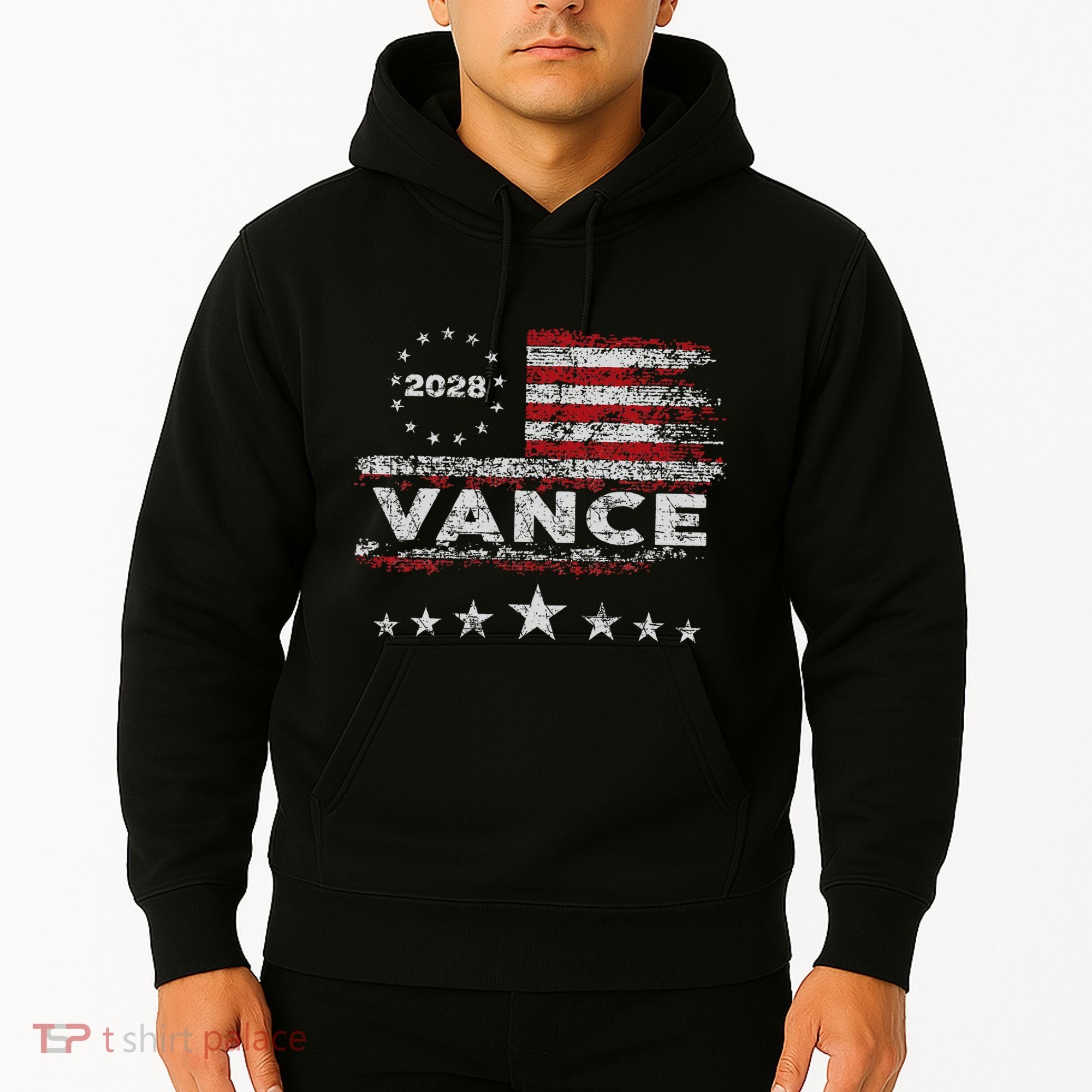 Vance 2028 President Us Flag Hoodie