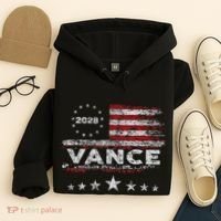 Vance 2028 President Us Flag Hoodie thumb 4