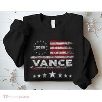 Vance 2028 President Us Flag Sweatshirt thumb 2