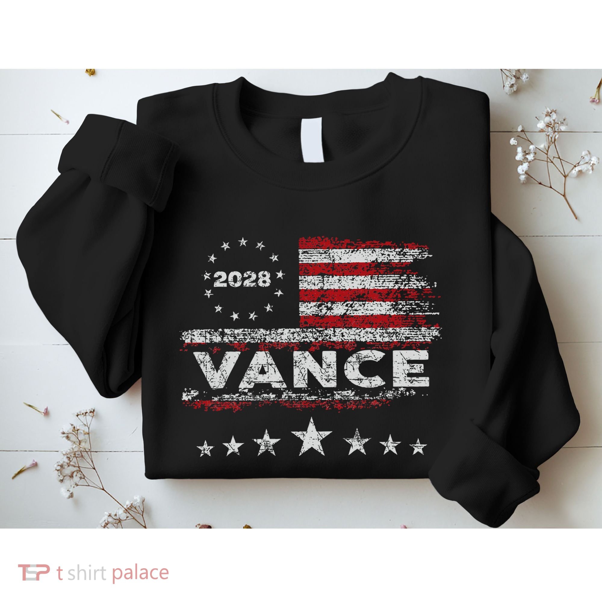 Vance 2028 President Us Flag Sweatshirt