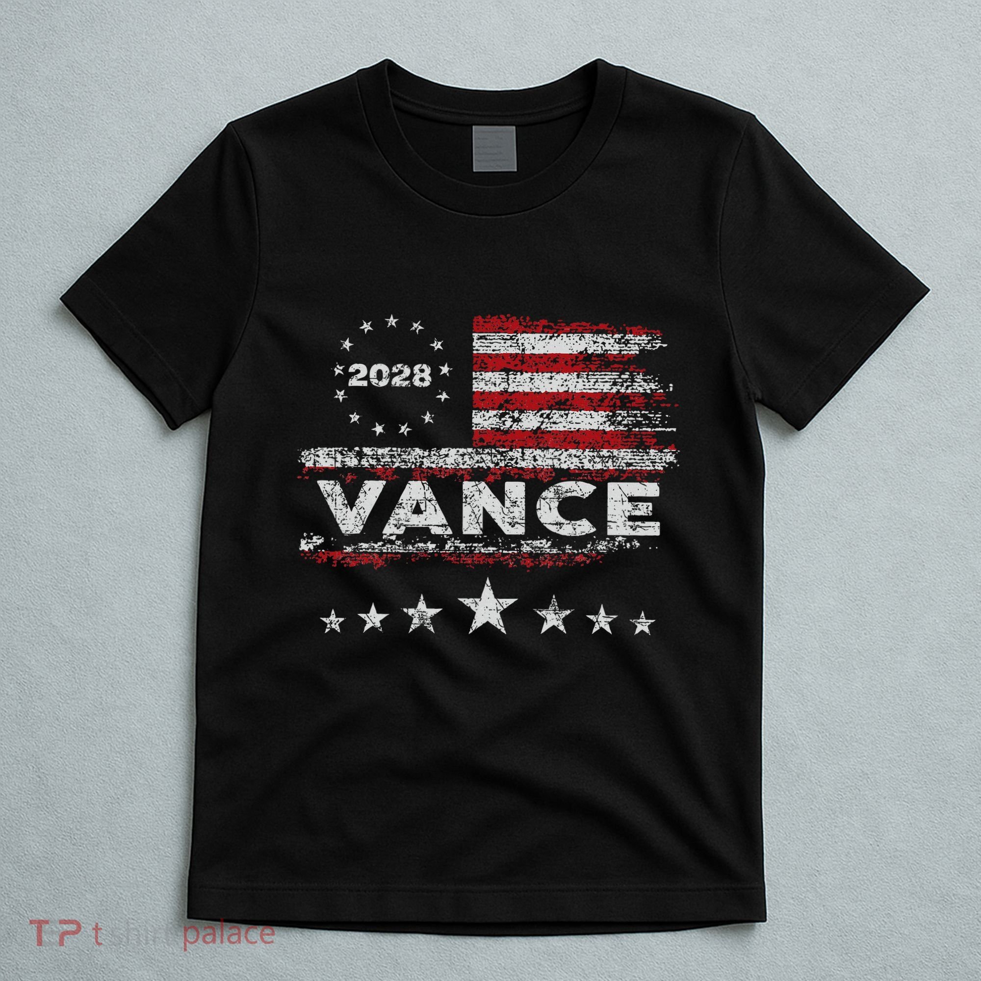 Vance 2028 President Us Flag T-Shirt
