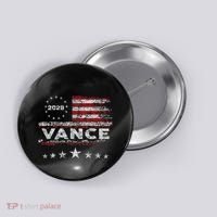 Vance 2028 President Us Flag Button thumb 0