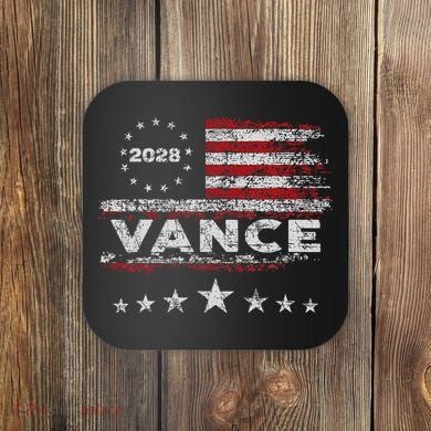 Vance 2028 President Us Flag Coaster