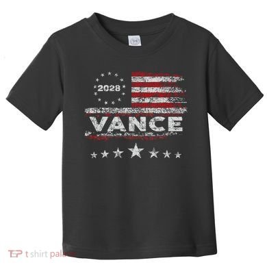 Vance 2028 President Us Flag Toddler T-Shirt