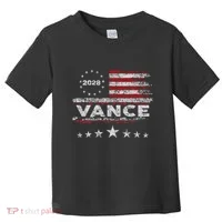 Vance 2028 President Us Flag Toddler T-Shirt thumb 0