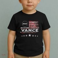 Vance 2028 President Us Flag Toddler T-Shirt thumb 2
