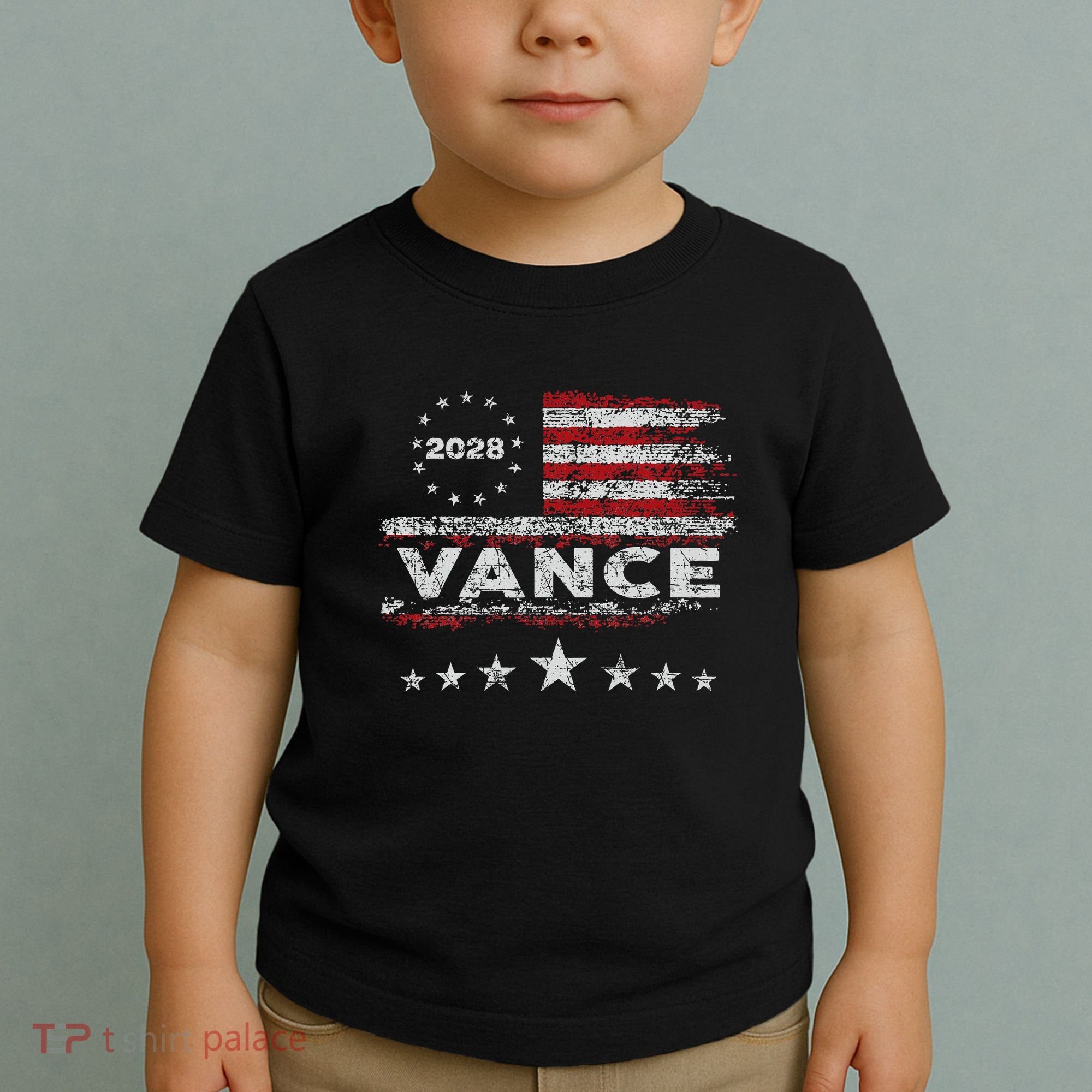 Vance 2028 President Us Flag Toddler T-Shirt