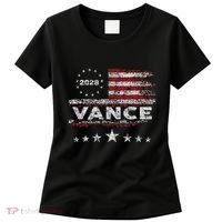 Vance 2028 President Us Flag Women's T-Shirt thumb 0