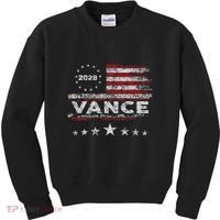 Vance 2028 President Us Flag Kids Sweatshirt thumb 0