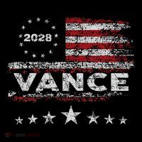 Vance 2028 President Us Flag Kids Long Sleeve Shirt thumb 2