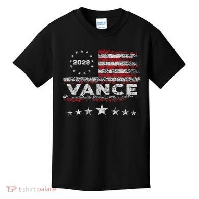 Vance 2028 President Us Flag Kids T-Shirt