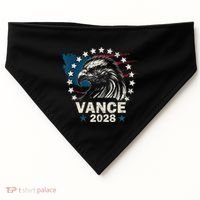 Vance 2028 President Us Flag Election Campaign 28 USA-Made Doggie Bandana thumb 0