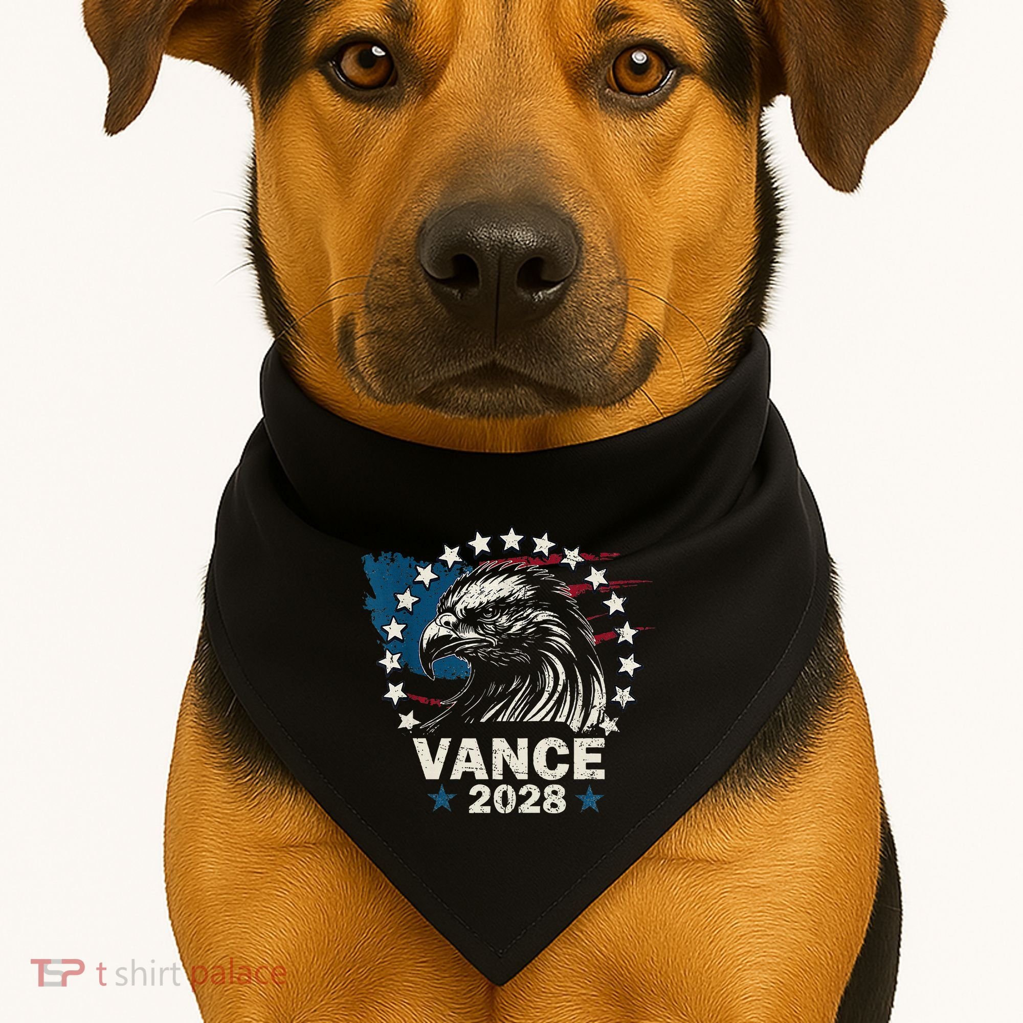 Vance 2028 President Us Flag Election Campaign 28 USA-Made Doggie Bandana